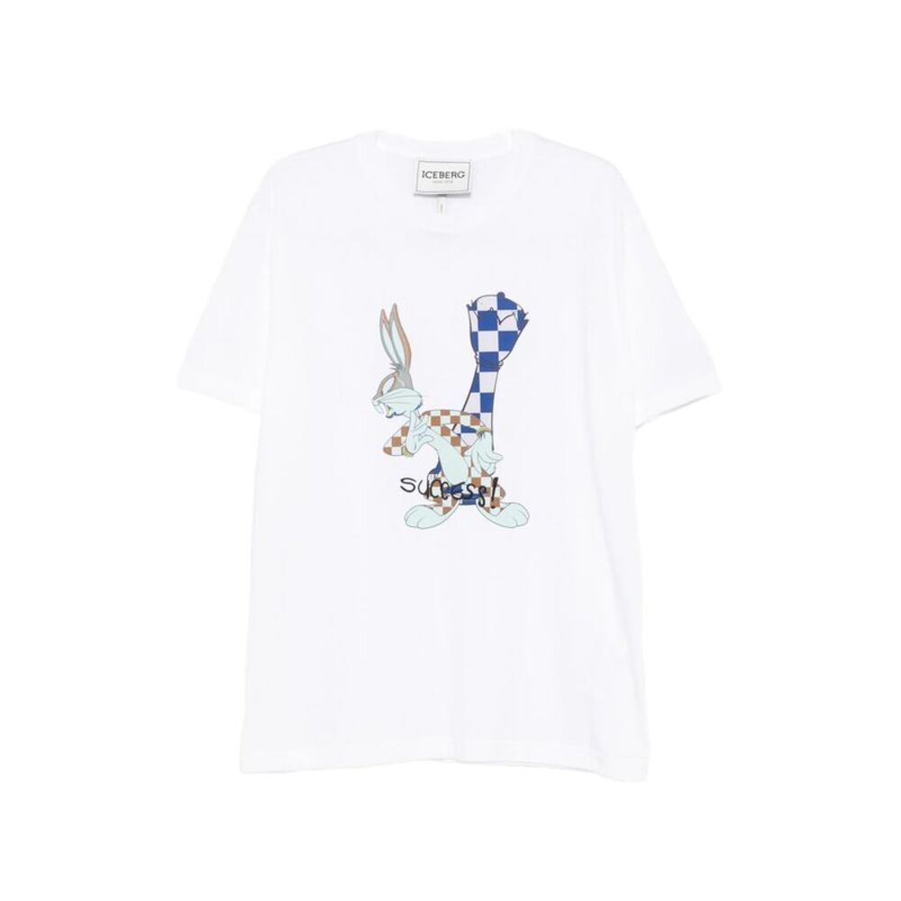 Iceberg White T-Shirts & Vests - T-Shirts Men